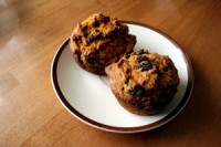 Buttermilchmuffins mit Beeren